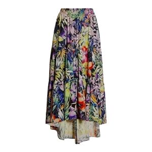 NWOT KOBI HALPERIN; Noe Tiered Midi Skirt, Sz XL